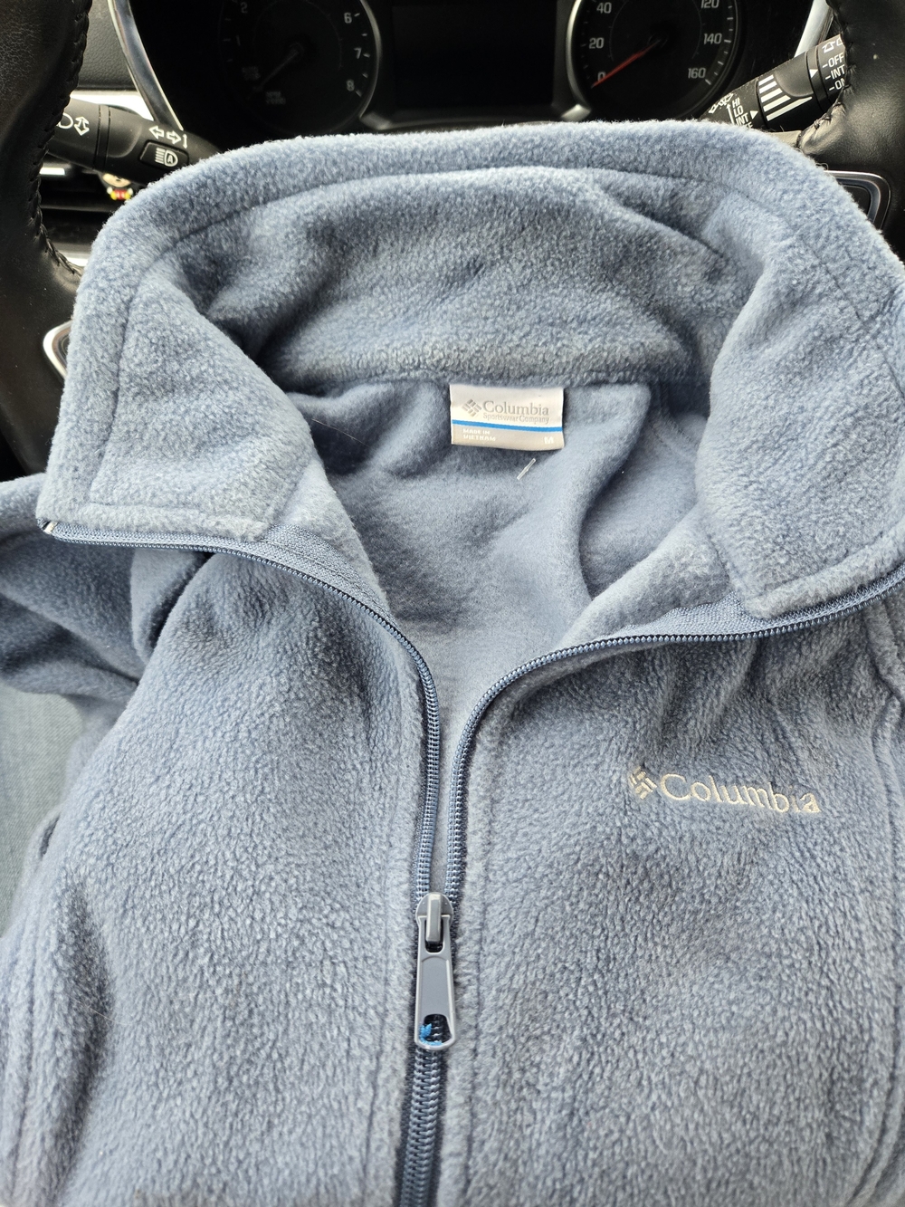 Columbia  Womens Size Medium Blue Full-Zip Fleece Jacket